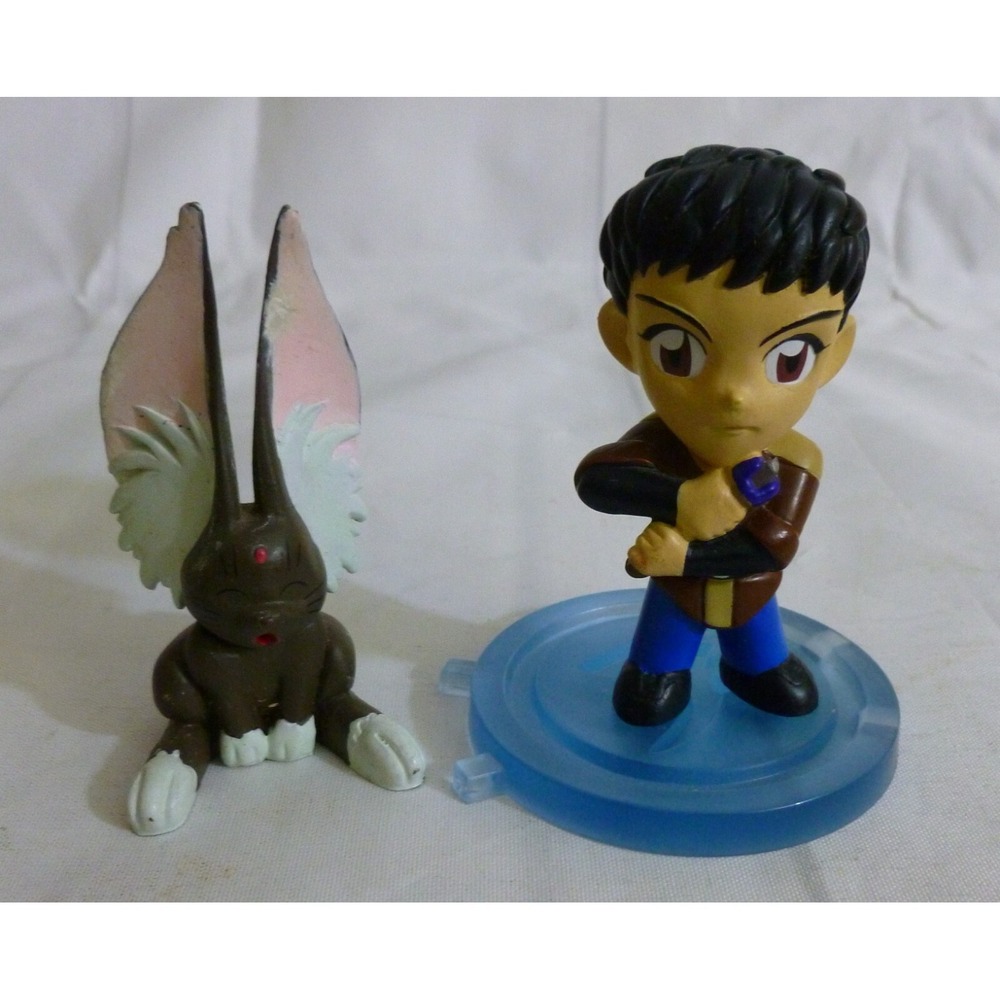 Tenchi Muyo ~ Tenchi Figure Broken Sword & RARE 2000 Ryo-Ohki Super D Figure